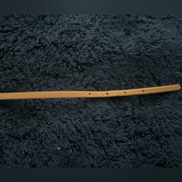 TB Double Wrap Leather Logo Bracelet Two-Tone Mustard&Light Blue W/ Gold Tone HW - Picture 4 of 11